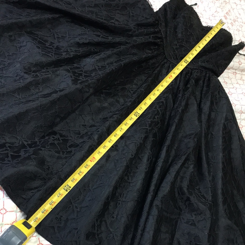 Vintage lace strapless drop waist corset dress - Picture 9 of 9